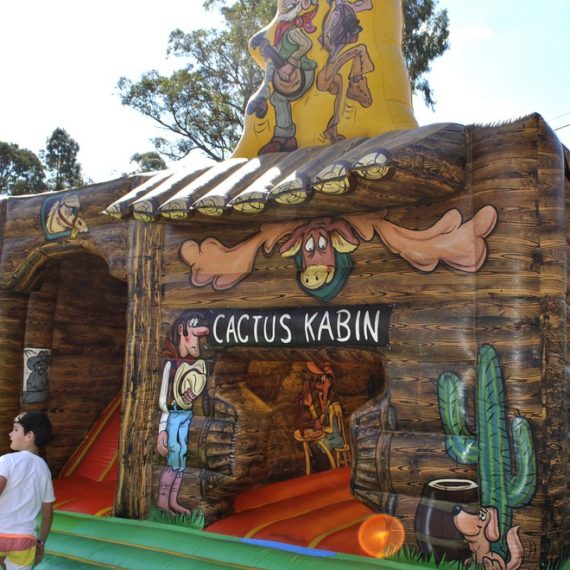 Cactus Kabin Inflatable Ride for Hire - Carnival Rides Sydney