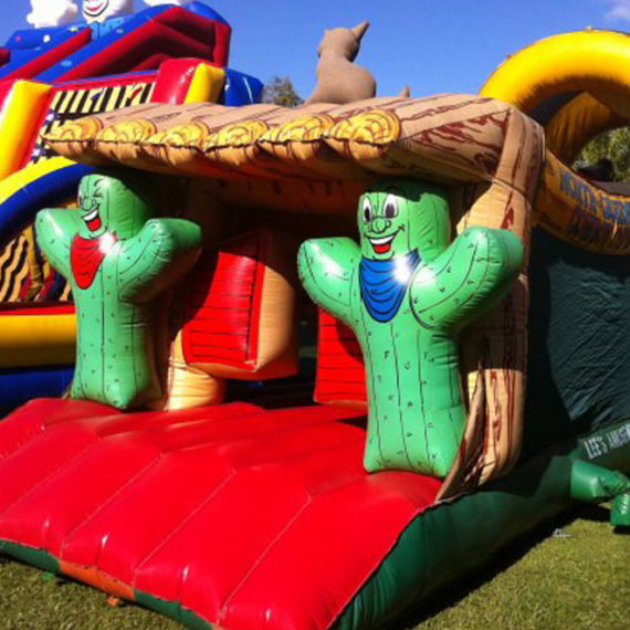 Cowboy Capers Inflatable Ride for Hire - Carnival Rides Sydney