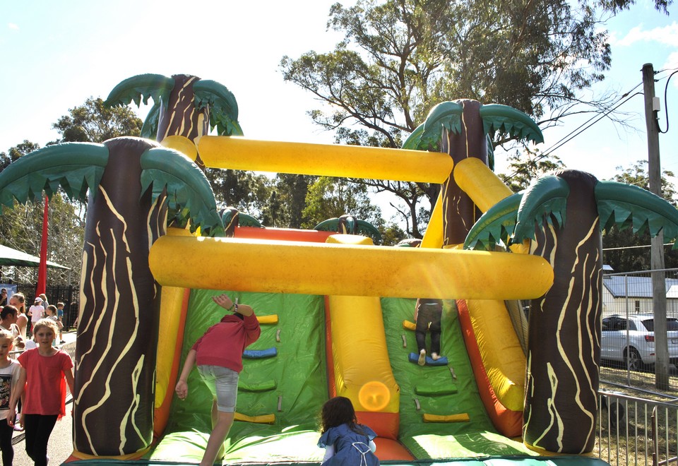 Jungle Run Inflatable Obstacle Course - Carnival Rides Sydney