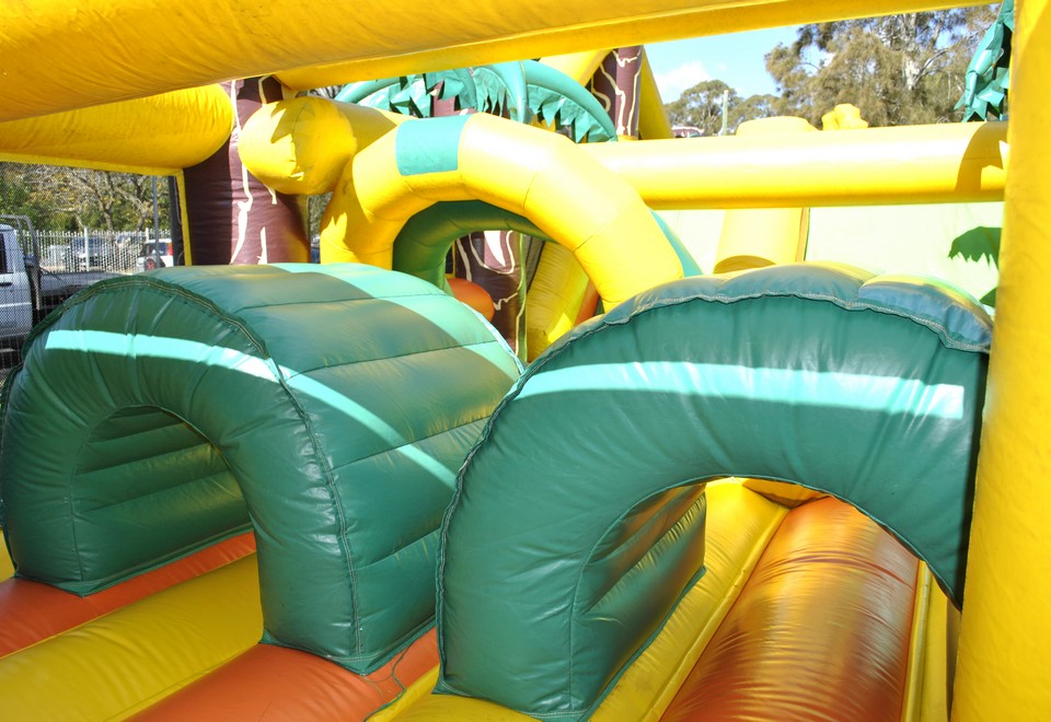 Jungle Run Inflatable Ride for hire Hawkesbury - Carnival Rides Sydney