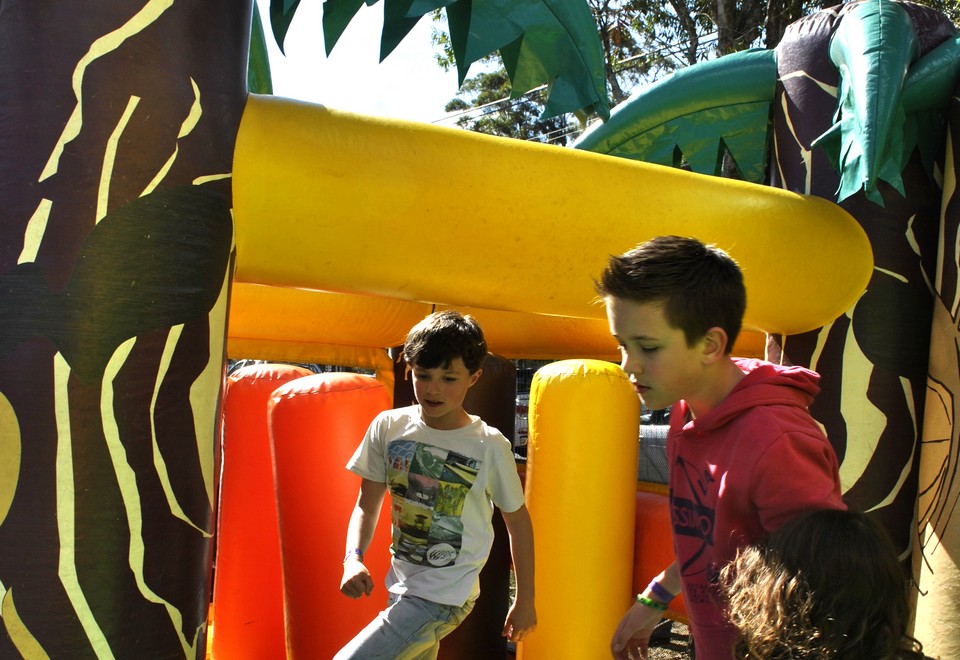 Jungle Run Jumping Castle For Hire - Carnival Rides Sydney