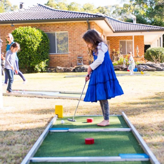 Mini Putt Putt Golf Amusement Ride for Hire - Carnival Rides Sydney